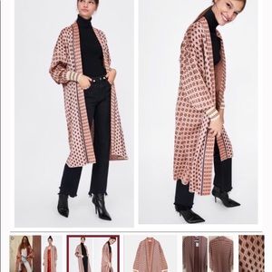 Zara Metallic Duster